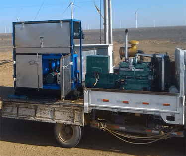 7 ZYD-II-100 Transformer Oil Purification System Working For Wind Power Station