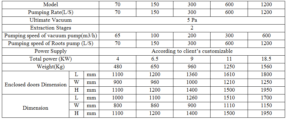 Vacuum Pump system