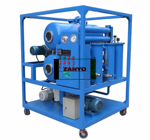 Double Horizontal Chamber Transformer Oil Purifier System 11 ZYD-I-Transformer-Oil-Filtration-Machine