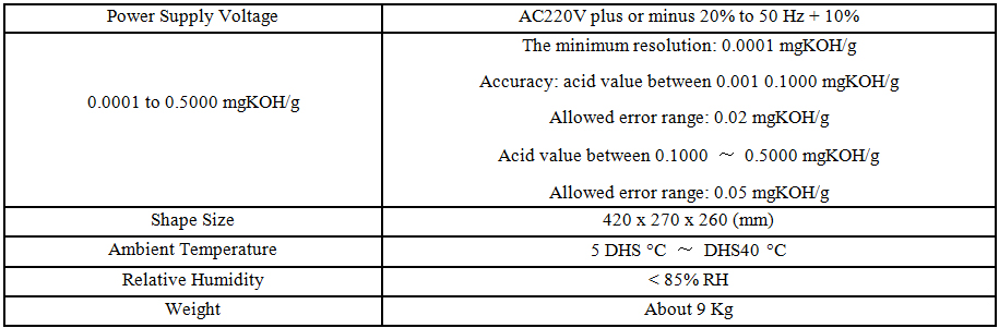 ZYSCSZ706 Acid Value Automatic Analyzer