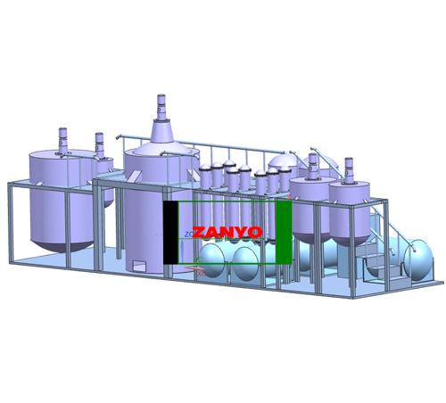 ZYGD Black Engine Oil To Diesel Oil Distillation Machine-01