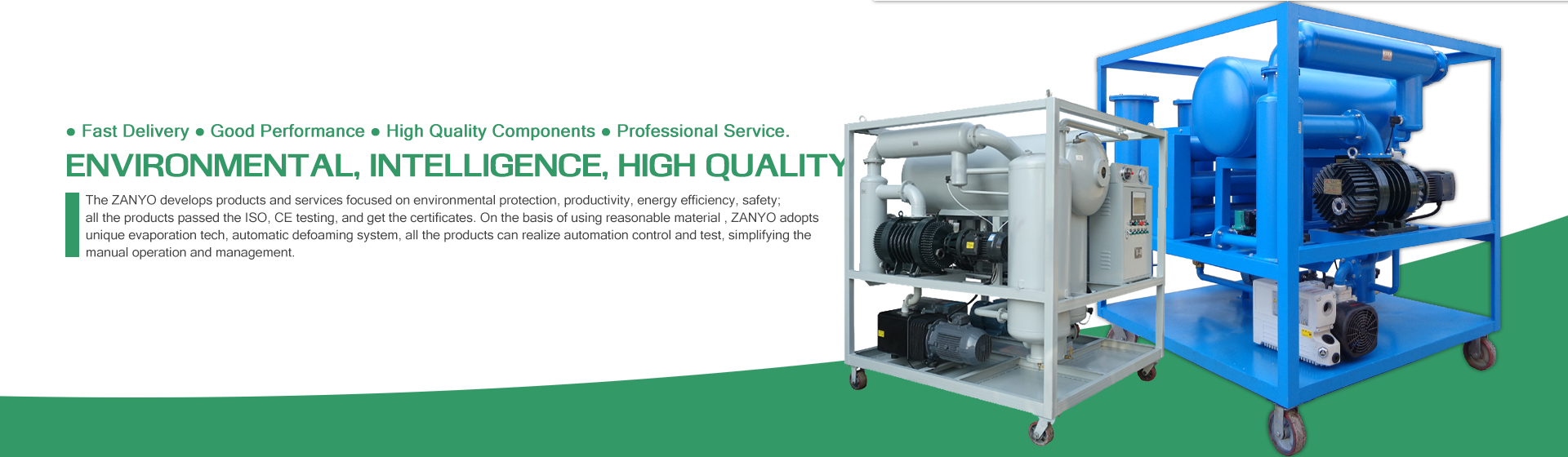 ZANYO Transformer Oil Purifier Banner 01