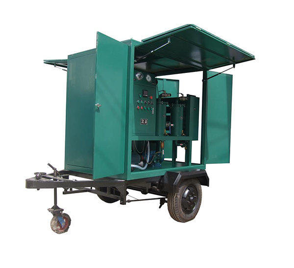 Insulation Oil Purification Machine with Single Axle Trailer 01 ZANYO