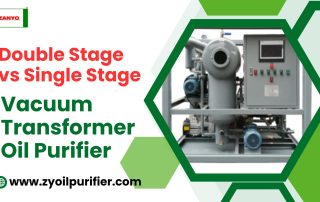 Double Stage vs Single Stage Vacuum Transformer Oil Purifier