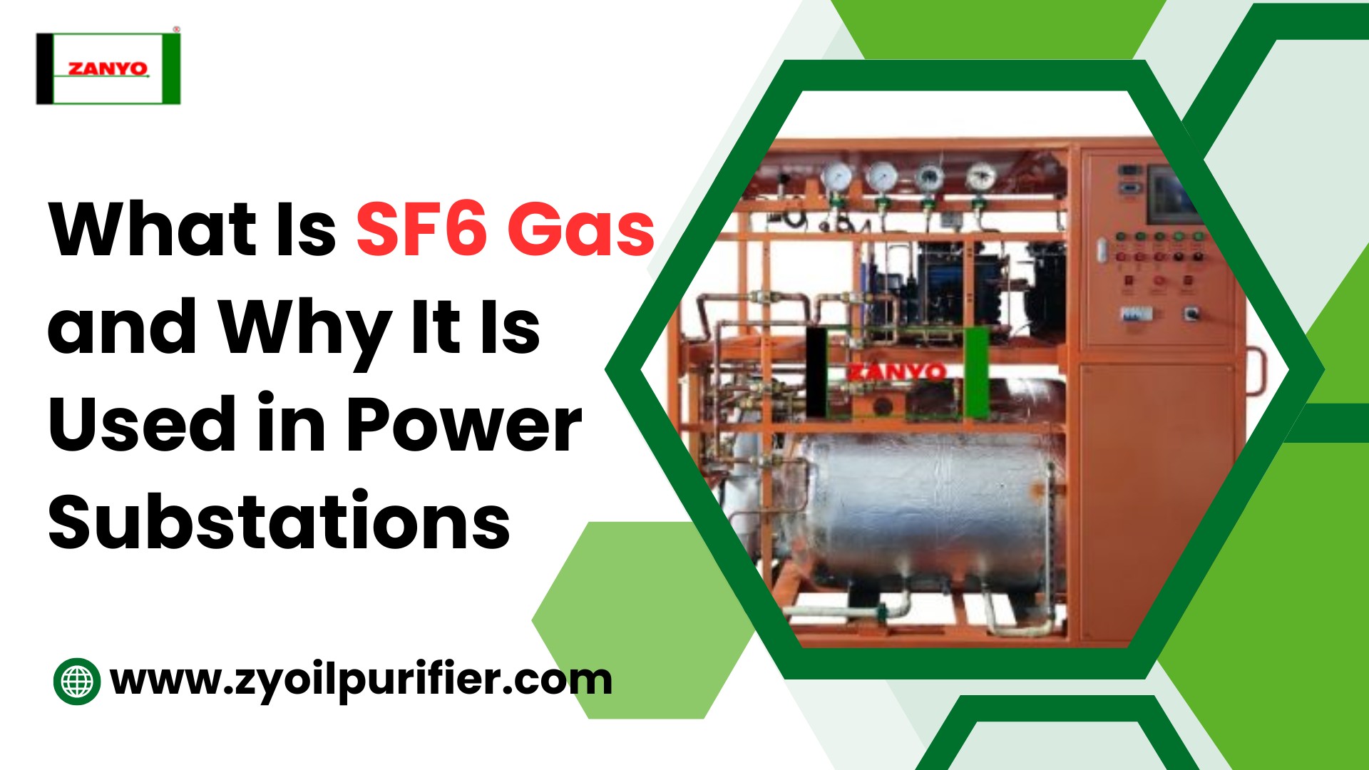 What SF6 gas is and why it is used in power substations