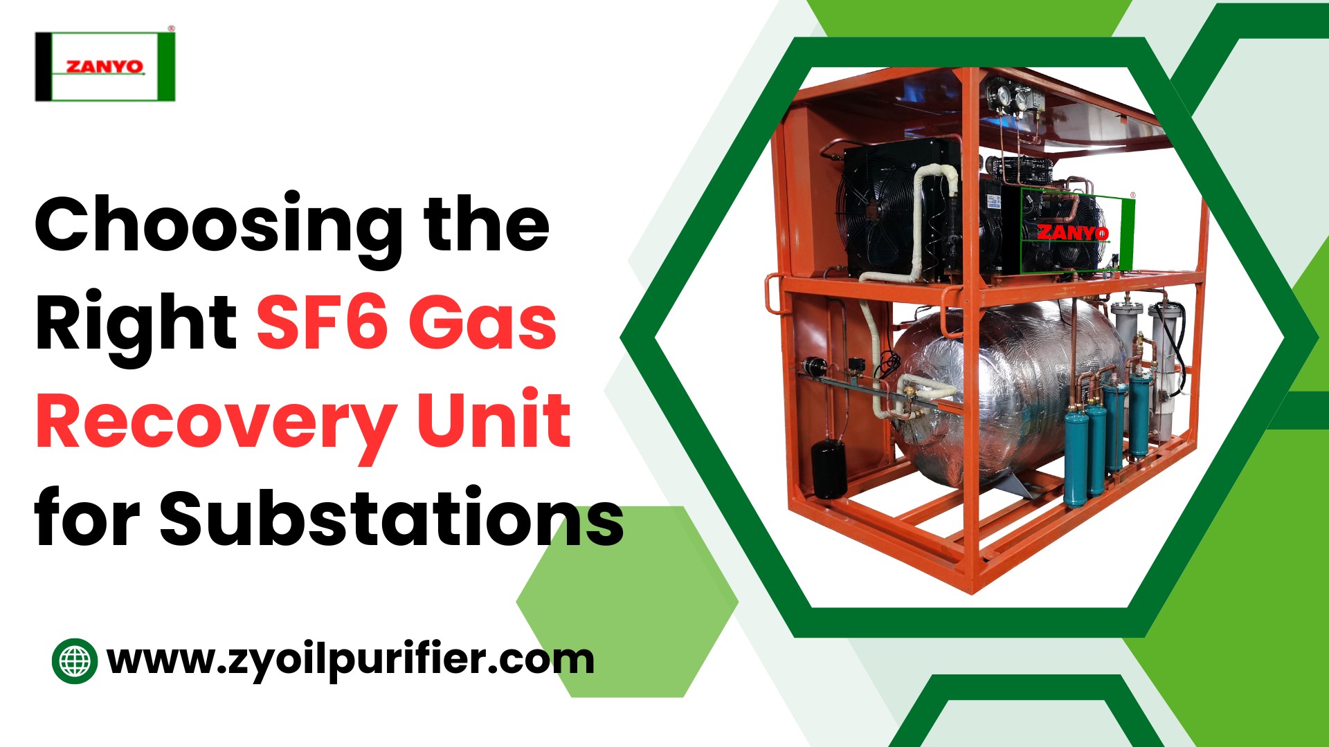 Choosing the Right SF6 Gas Recovery Unit for Substations