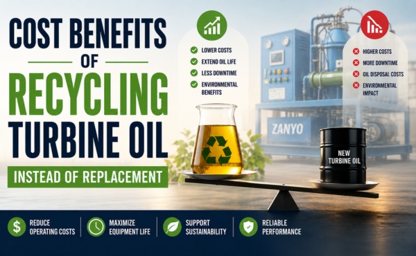 Cost Benefits of Recycling Turbine Oil Instead of Replacement