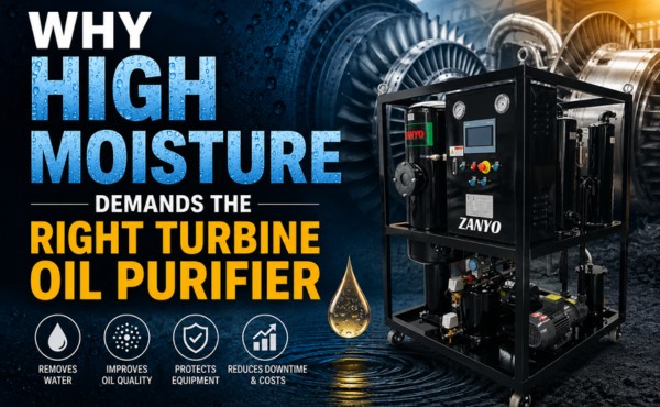 Why High Moisture Demands the Right Turbine Oil Purifier