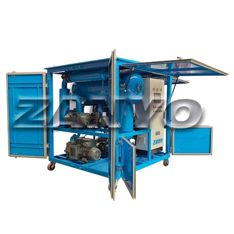 Transformer Oil Purifier Capacity: How to Size the Machine 1 Zanyo transformer oil purifier